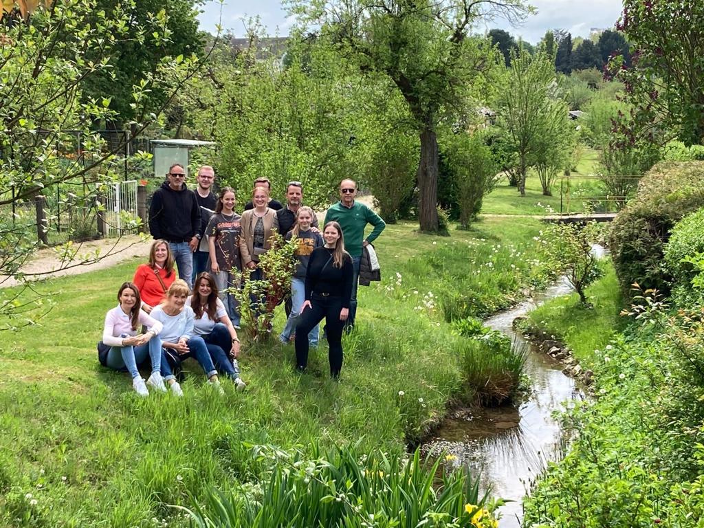 Ein Juwel - der Bach in der Kleingartenanlage